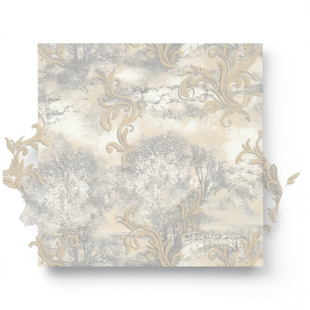 Italian Wallpaper Beige Color 10m x 1.06m, Model 81575