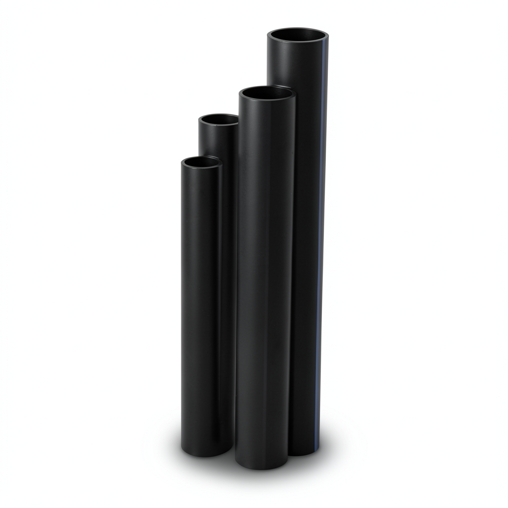 مواسير HDPE SDR 13.6 قطر خارجي 500 مم سمك 36.8 مم أسود