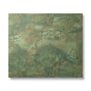 Italian Wall Decoration 10m x 1.06m Green, Model 81571
