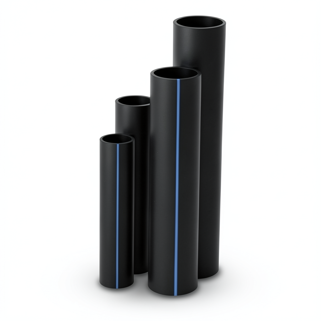 مواسير HDPE SDR 11 قطر خارجي 75 مم سمك 6.8 مم لون أسود