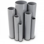 مواسير UPVC التقنية العصرية  ضغط 6.9 بار  مقاس 4 إنش سمك 2.8 مم لون رمادي