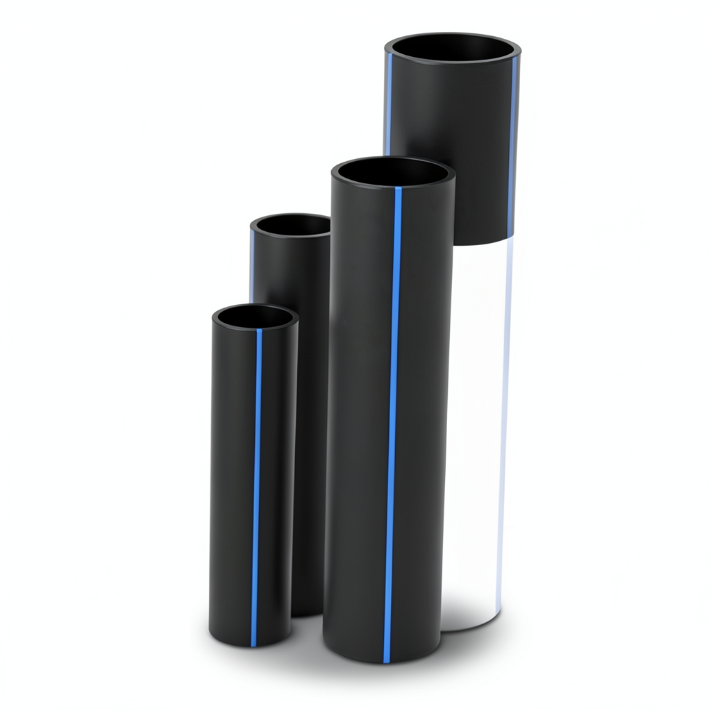 HDPE Pipes SDR 11 Outside Diameter 90 mm Thickness 8.2 mm Black