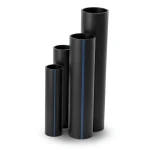مواسير HDPE SDR 11 قطر خارجي 140 مم سمك 12.7 مم لون أسود
