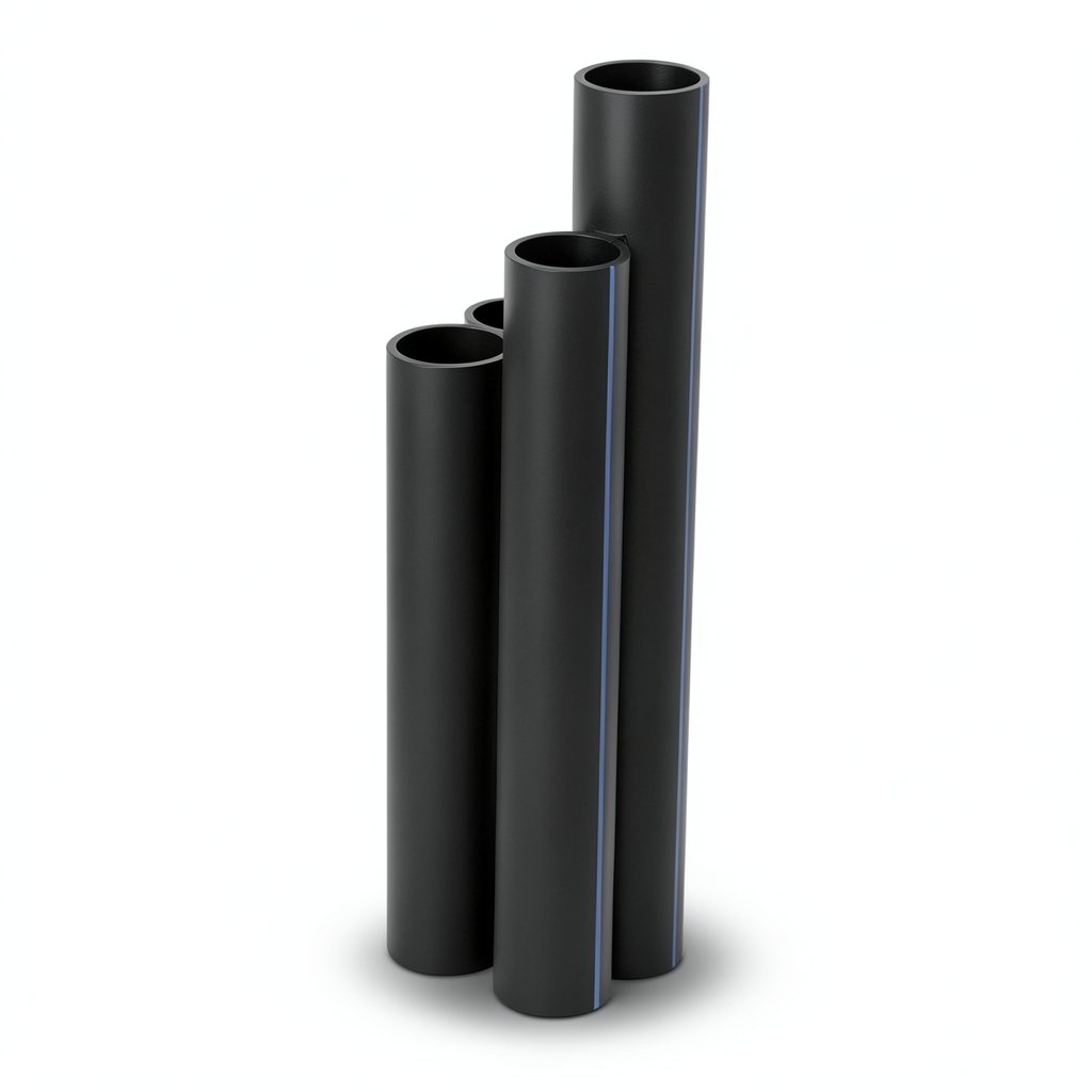 مواسير HDPE SDR 11 قطر خارجي 160 مم سمك 14.6 مم لون أسود