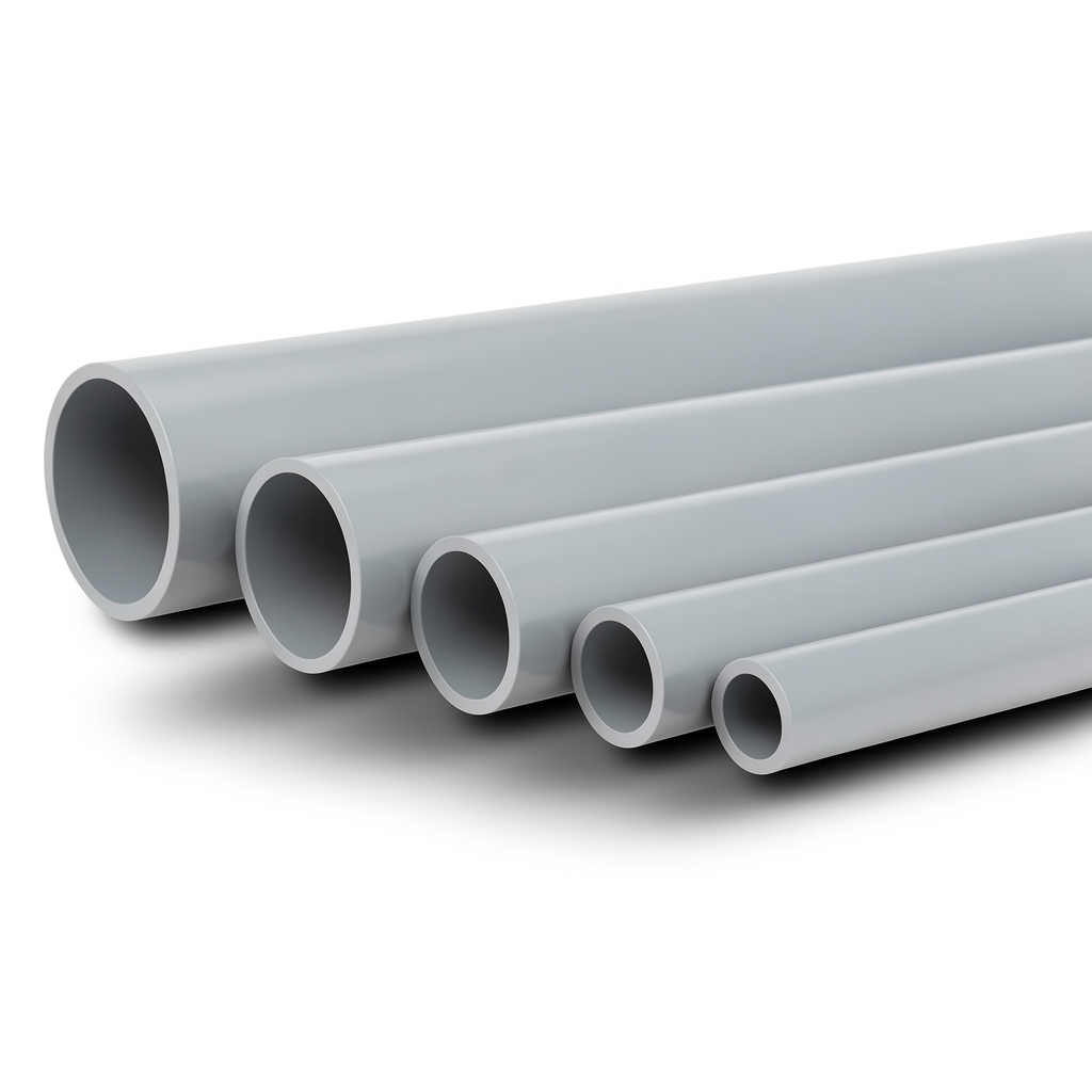 UPVC Pipes Nominal Pressure 16 Bar Outside Diameter 110 mm Thickness 8.2 mm Gray