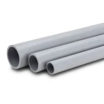 مواسير UPVC جدول 40 مقاس ¾ إنش سمك 2.87 مم لون رمادي