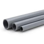 مواسير UPVC جدول 40 مقاس 6 إنش سمك 7.11 مم لون رمادي