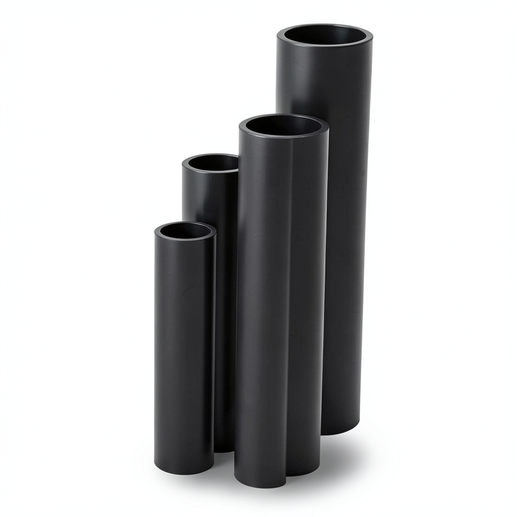 مواسير HDPE SDR 11 قطر خارجي 400 مم سمك 36.3 مم لون أسود