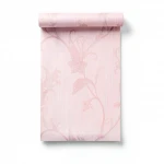 Italian wallpaper, light pink color, length 10 m, width 1.06 m, model 4758