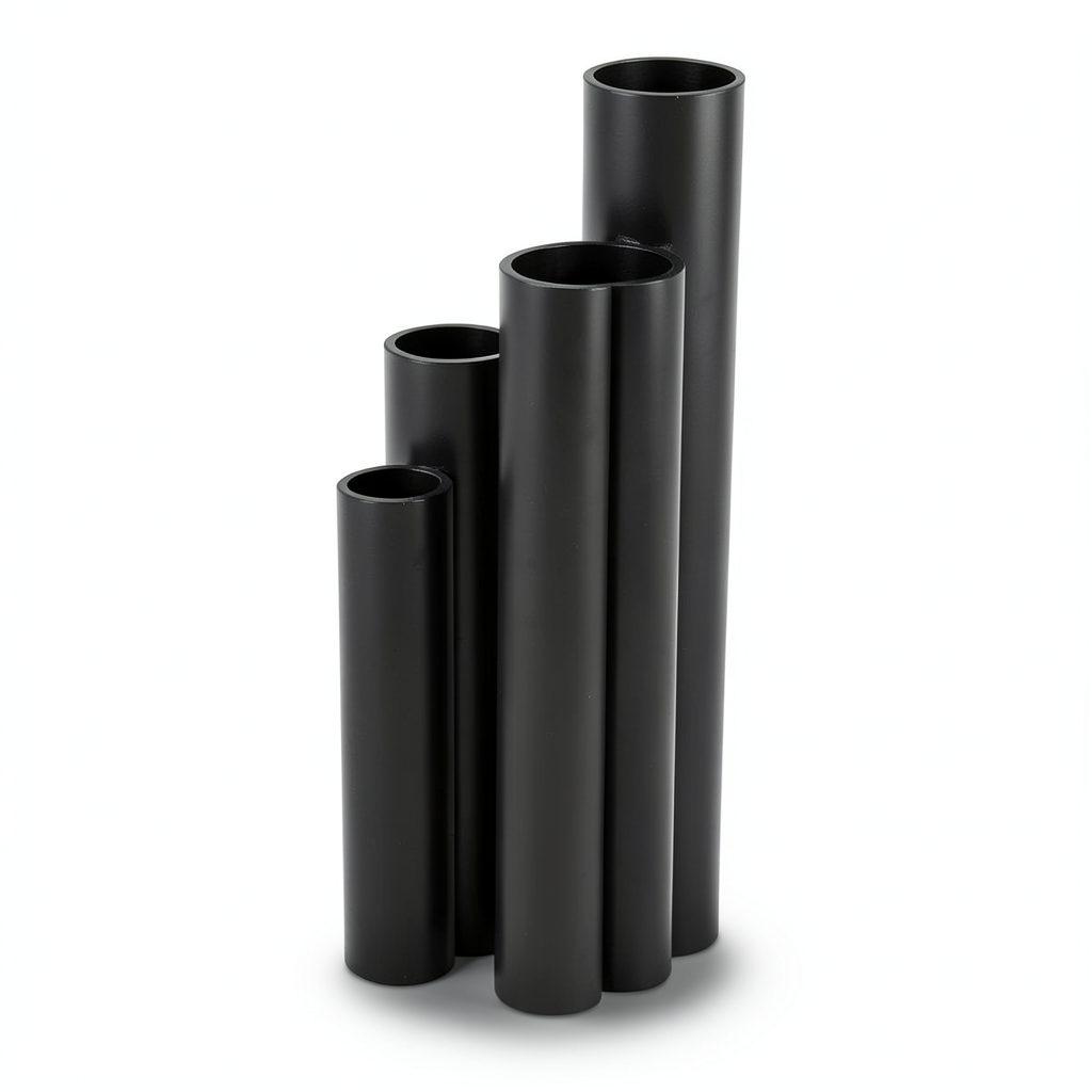 مواسير HDPE SDR 11 قطر خارجي 450 مم سمك 40.9 مم لون أسود
