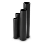 HDPE Pipes SDR 11 Outside Diameter 710 mm Thickness 64.5 mm Black