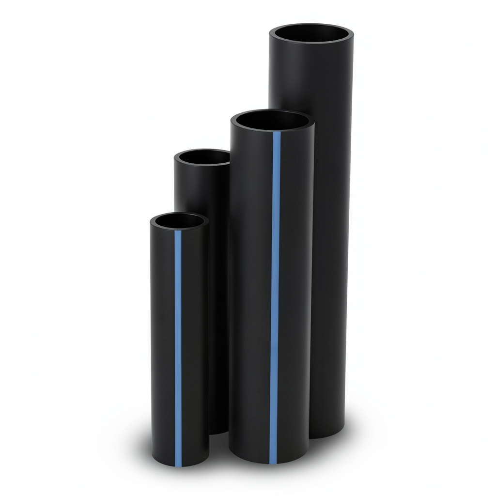 مواسير HDPE SDR 11 قطر خارجي 560 مم سمك 50.8 مم لون أسود