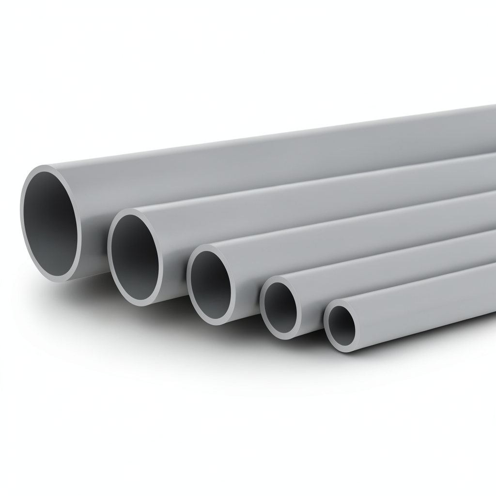 UPVC Pipes Nominal Pressure 16 Bar Outside Diameter 110 mm Thickness 8.2 mm Gray