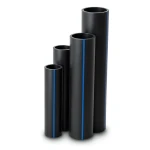 مواسير HDPE SDR 13.6 قطر خارجي 800 مم سمك 58.8 مم أسود