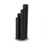 مواسير HDPE SDR 21 مقاس 40 إنش سمك 1.9 مم لون أسود