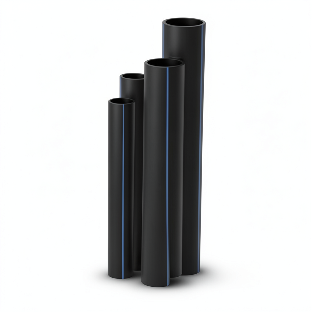 Al-Jawdah HDPE Pipes SDR 13.6 Outside Diameter 710 mm Thickness 52.2 mm Black