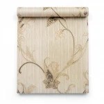 Italian wall decoration, beige color, length 10 m, width 1.06 m, model 4764