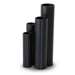 HDPE Pipes SDR 21 Size 125 mm Thickness 6.0 mm Black