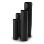 HDPE Pipes SDR 21 Size 125 mm Thickness 6.0 mm Black
