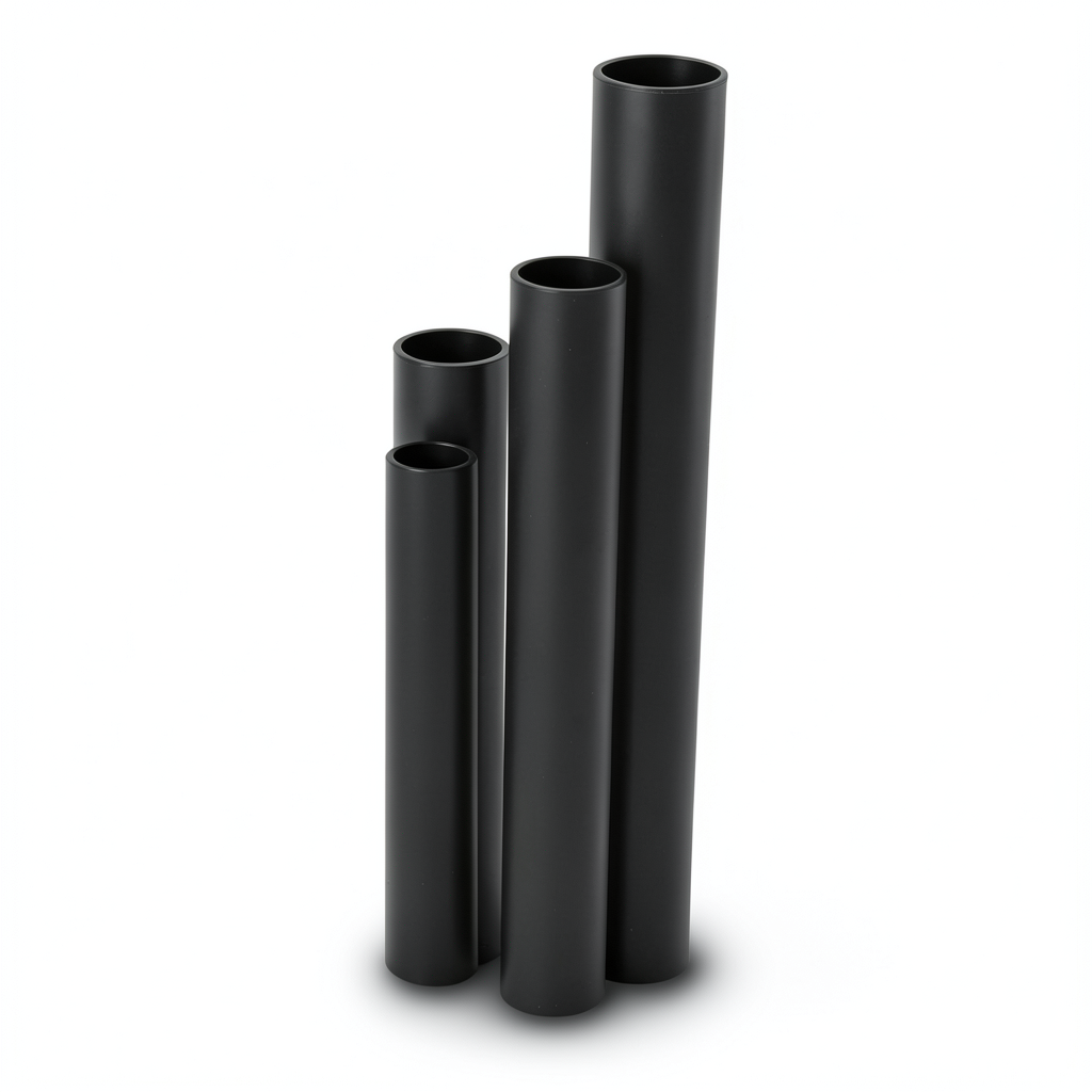HDPE Pipes SDR 21 Size 140 mm Thickness 6.7 mm Black