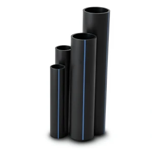 مواسير HDPE نسبة الأبعاد القياسية 21 قطر خارجي 160 مم سمك 7.7 مم لون أسود
