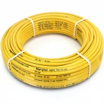 أنابيب HDPE  نيبروبلاست PE 80 ضغط 8 بار قطر خارجي 40 مم سمك 2.4 مم لون أصفر 