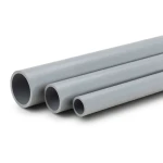 مواسير UPVC جدول 80 مقاس ½ إنش سمك 3.73 مم لون رمادي