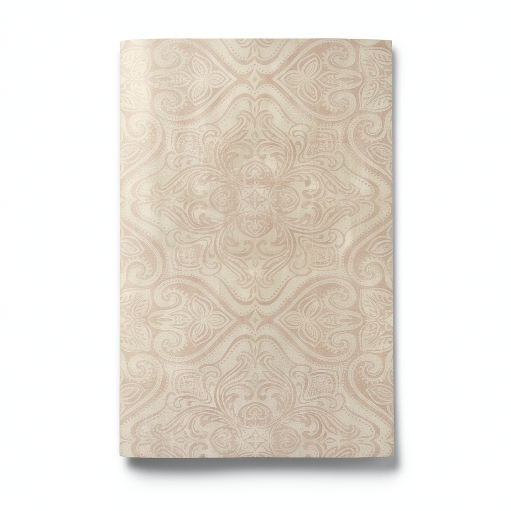 Italian Wallpaper 10m x 0.53m Beige, Model 57007