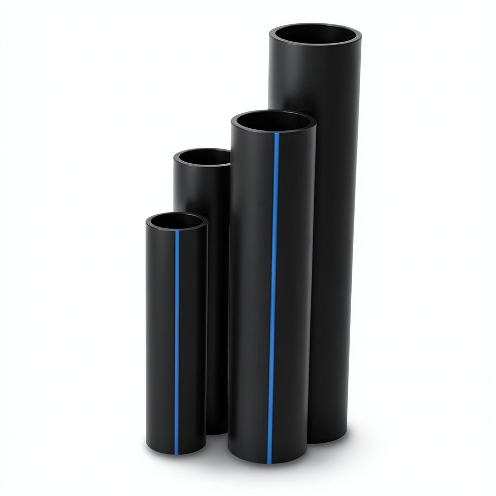 مواسير HDPE SDR 11 قطر خارجي 560 مم سمك 50.8 مم لون أسود