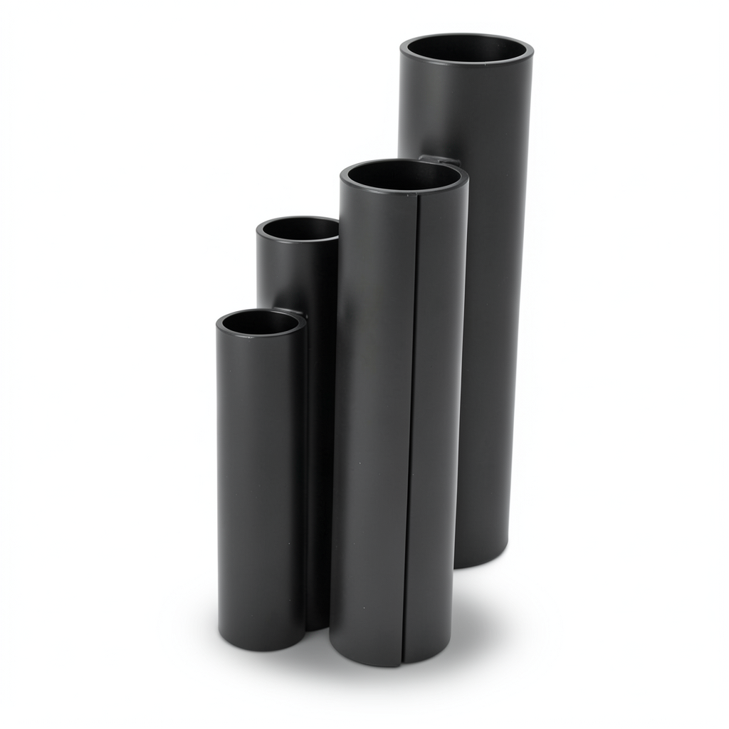 HDPE Pipes SDR 11 Outside Diameter 630 mm Thickness 57.2 mm Black
