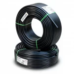 أنابيب HDPE  نيبروبلاست PE 100 ضغط 10 بار قطر خارجي 125 مم سمك 7.4 مم لون اسود