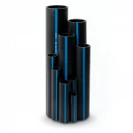 Sappco HDPE Pipes PE 100 Pressure 16 Bar Outside Diameter 50 mm Thickness 4.6 mm Black Color