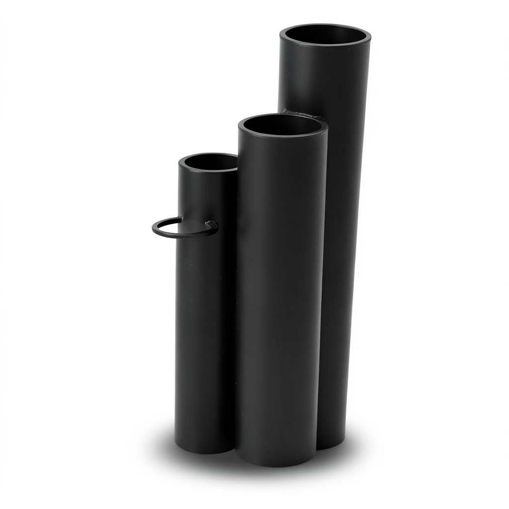 مواسير HDPE SDR 21 مقاس 40 إنش سمك 1.9 مم لون أسود