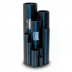 مواسير HDPE سابكو PE 100 ضغط 16 بار قطر خارجي 90 مم سمك 8.2 مم لون اسود