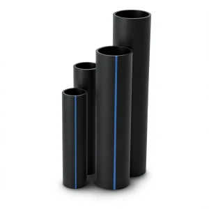 HDPE Pipes SDR 21 Size 110 mm Thickness 5.3 mm Black