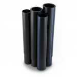 أنابيب HDPE  نيبروبلاست PE 100 ضغط 10 بار قطر خارجي 200 مم سمك 11.9 مم لون اسود