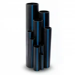 أنابيب HDPE سابكو PE 100 ضغط 16 بار قطر خارجي 250 مم سمك 22.7 مم لون اسود