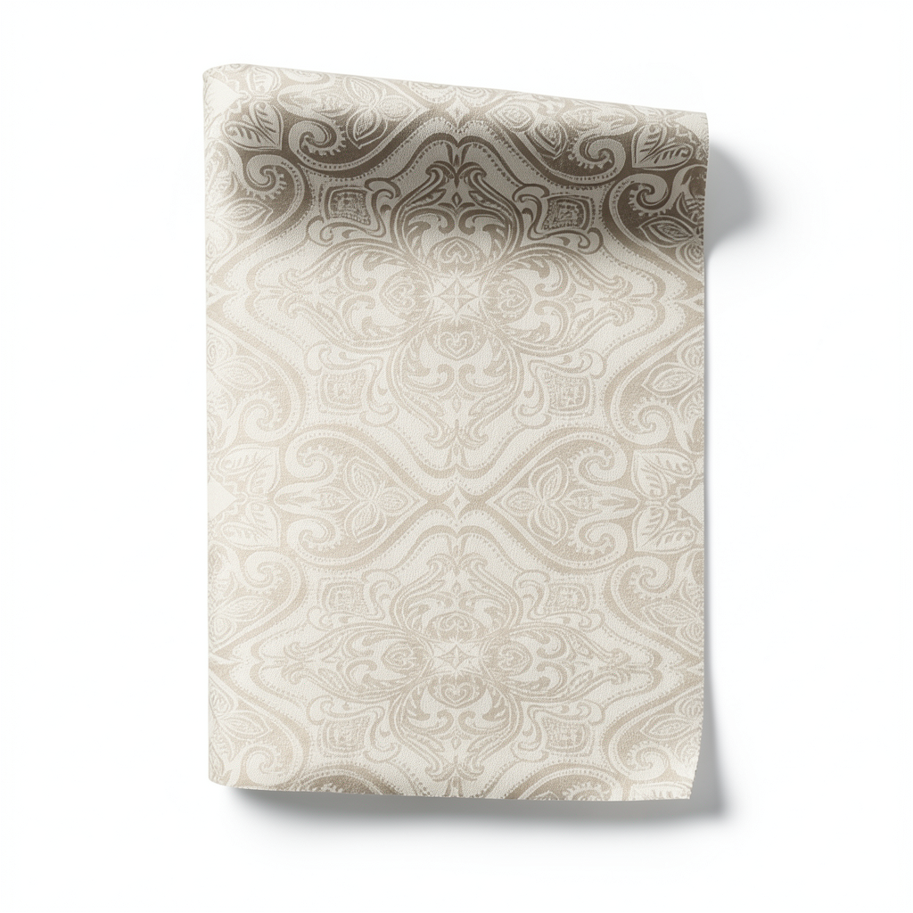 Italian Wall Covering 10m x 0.53m Beige, Model 57003