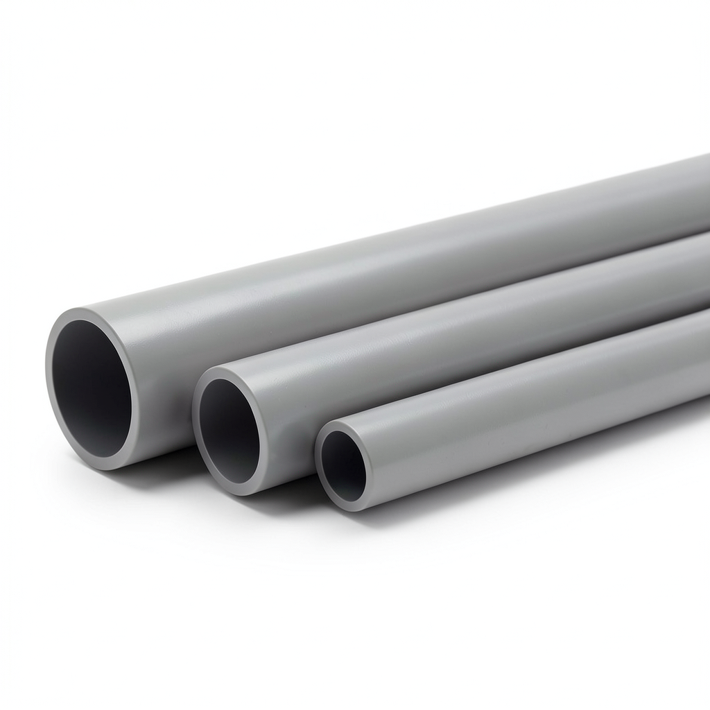 UPVC Pipes 160 PSI Pressure 1 ½ inch Size 1.8 mm Thickness Gray