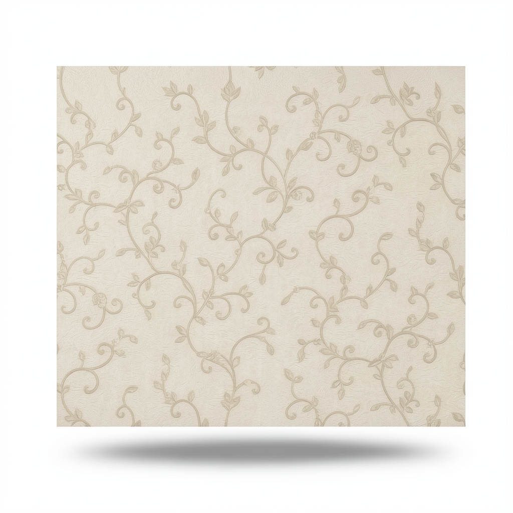 Italian Wallpaper Pattern Design 10m x 1.06m, Beige