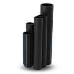 HDPE Pipes SDR 21 Outside Diameter 200 mm Thickness 9.6 mm Black