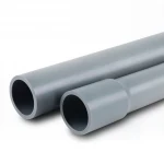 مواسير UPVC الوطني  ضغط 8.6 بار  مقاس 8 إنش سمك 6.7 مم لون رمادي
