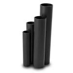 HDPE Pipes SDR 21 Outside Diameter 355 mm Thickness 16.9 mm Black
