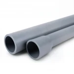 مواسير UPVC الوطني  ضغط 11 بار  مقاس 1/2 1 إنش سمك 1.9 مم لون رمادي