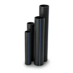 أنابيب HDPE نسبة الأبعاد القياسية SDR 21 قطر خارجي 500 مم سمك 23.9 مم لون أسود