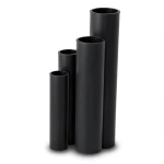 أنابيب HDPE SDR 21 مقاس 450 مم سمك 21.5 مم لون أسود