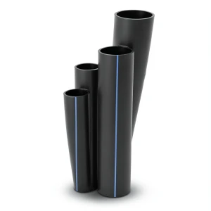أنابيب HDPE نسبة الأبعاد القياسية SDR 21 قطر خارجي 500 مم سمك 23.9 مم لون أسود