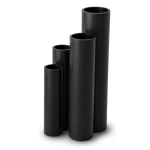 أنابيب HDPE نسبة الأبعاد القياسية 21 قطر خارجي 560 مم سمك 26.7 مم أسود