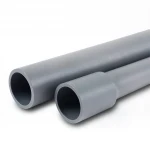مواسير UPVC الوطني  ضغط 13.8 بار  مقاس 3/4 إنش سمك 1.5 مم لون رمادي