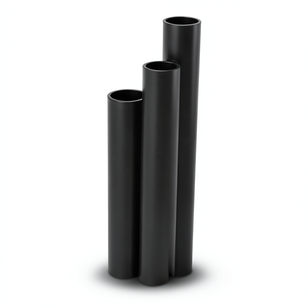 أنابيب HDPE نسبة الأبعاد القياسية 21 قطر خارجي 710 مم سمك 33.9 مم لون أسود